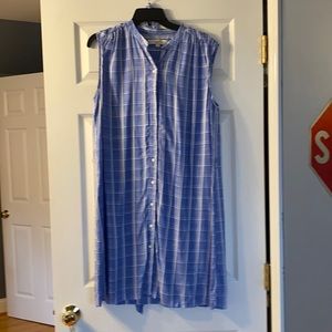 Loft Sleeveless Shirtdress